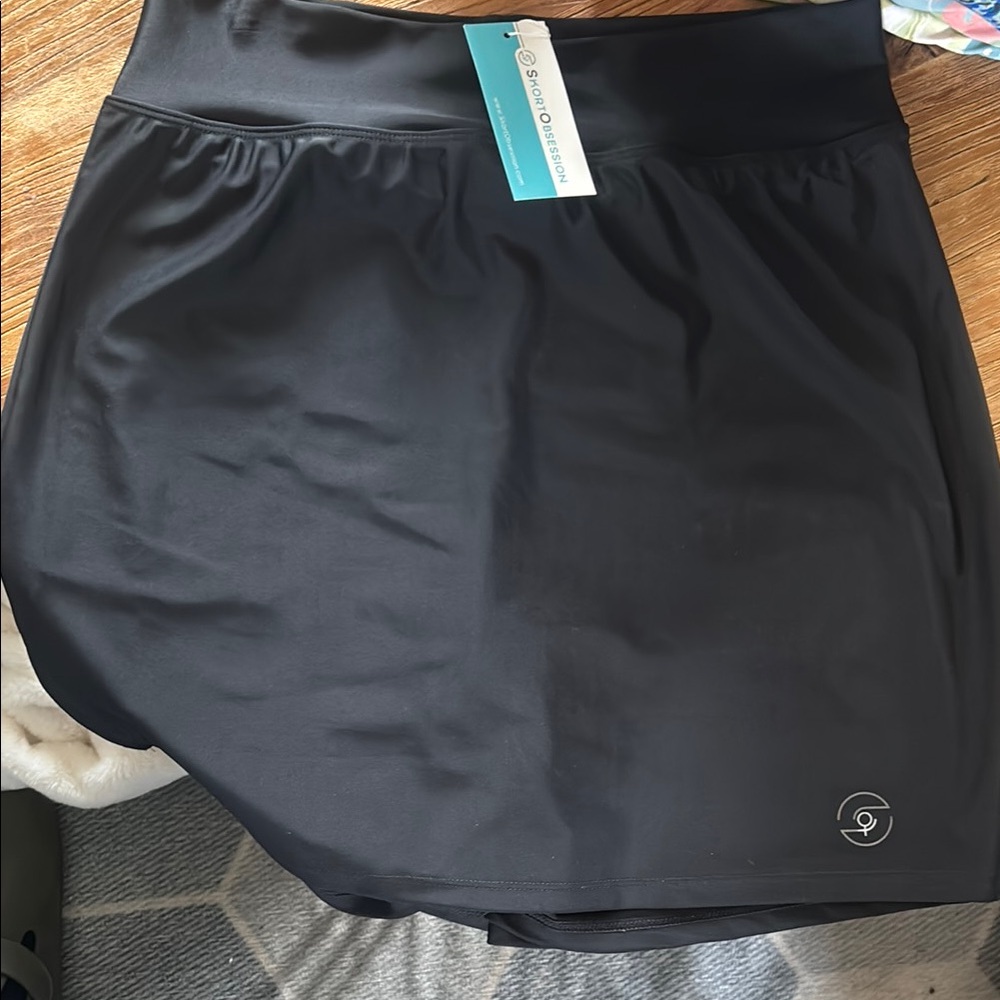 Skort Obsession Black Athletic Skort